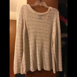Lane Bryant open back sweater